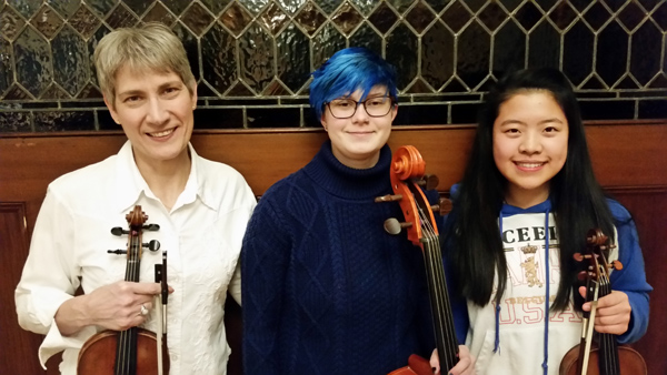 Soloists (Left to Right) Carla Stein, Phoenix Hagerman and Sandy Wang
