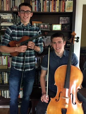 Soloists
Connor Wertz (Violin), Aidan Wertz (Cello)