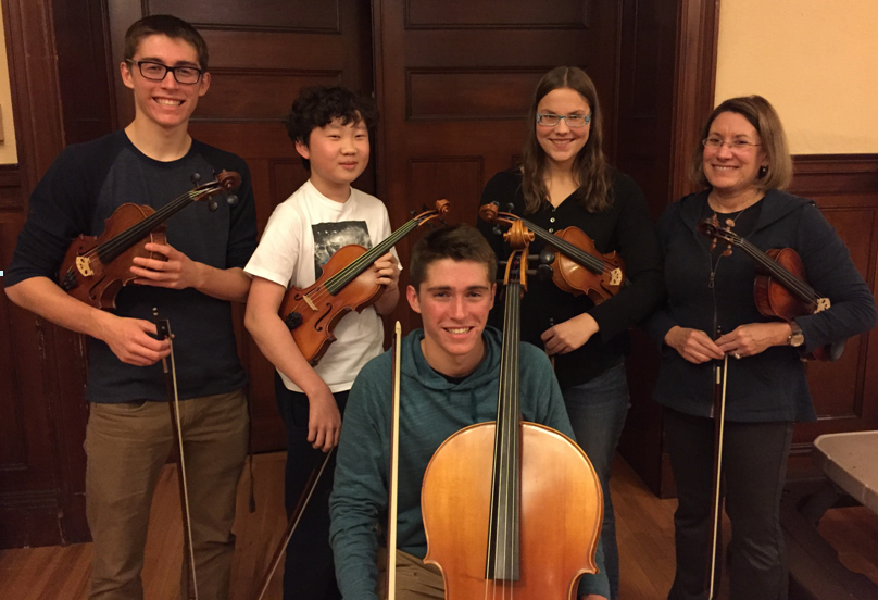 Soloists (L to R) Connor Wertz, In Jun Jeon
Aidan Wertz, Hayden Bronson and Catherine Sullivan
